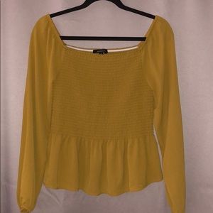 Mustard blouse